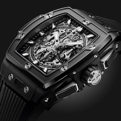 hublot all black skelleton|hublot big bang black magic.